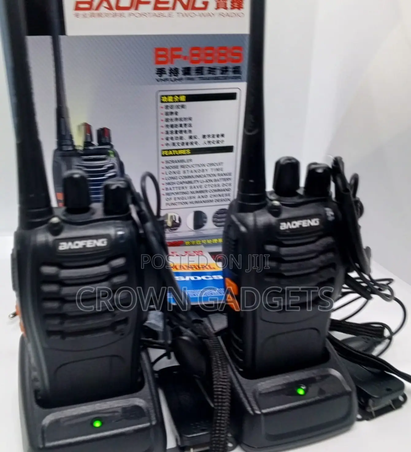 Baofeng Bf-B888s Pair – Uhf Two-Way Radios With Charger