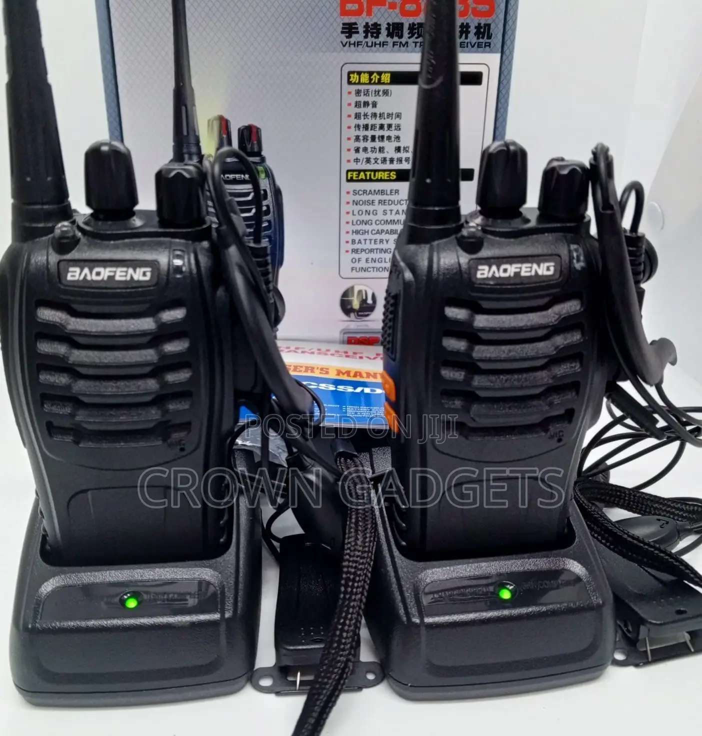 Baofeng Bf-B888s Twin Radios – Rechargeable Durable