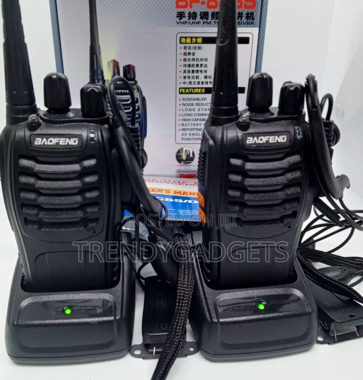 Baofeng Bf-B888s Twin Radios – Rechargeable Durable