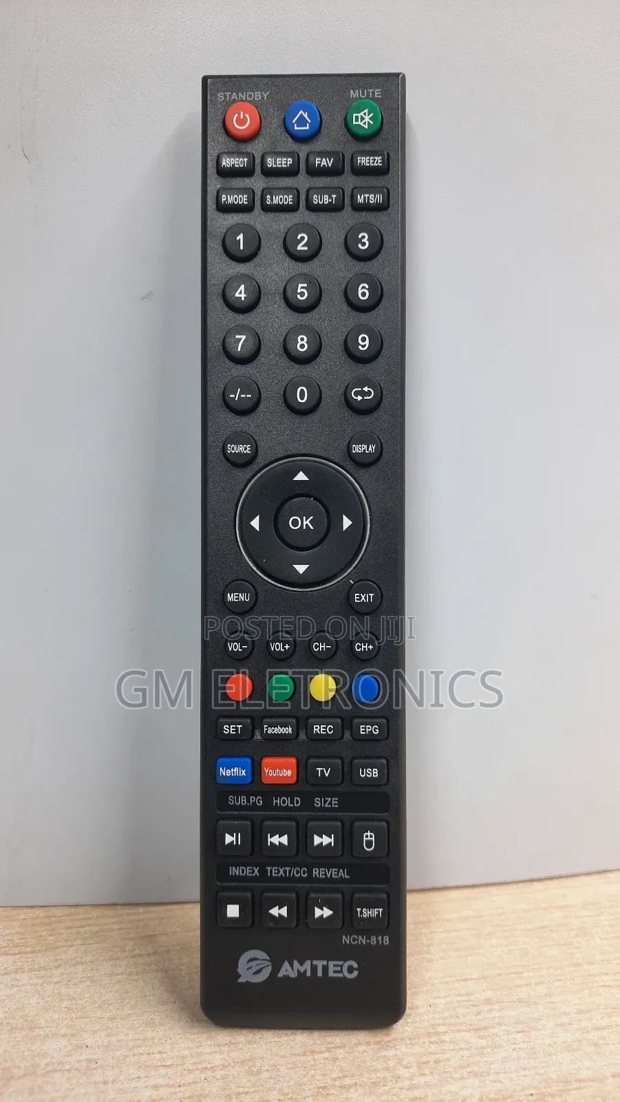 Amtec Smart Tv Replacement Remote Control.