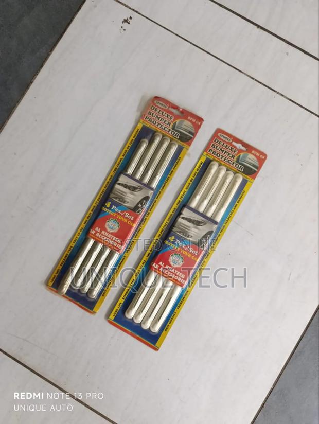 Front Rear Bumper Guards / 4pcs Rubber Protectors - main view