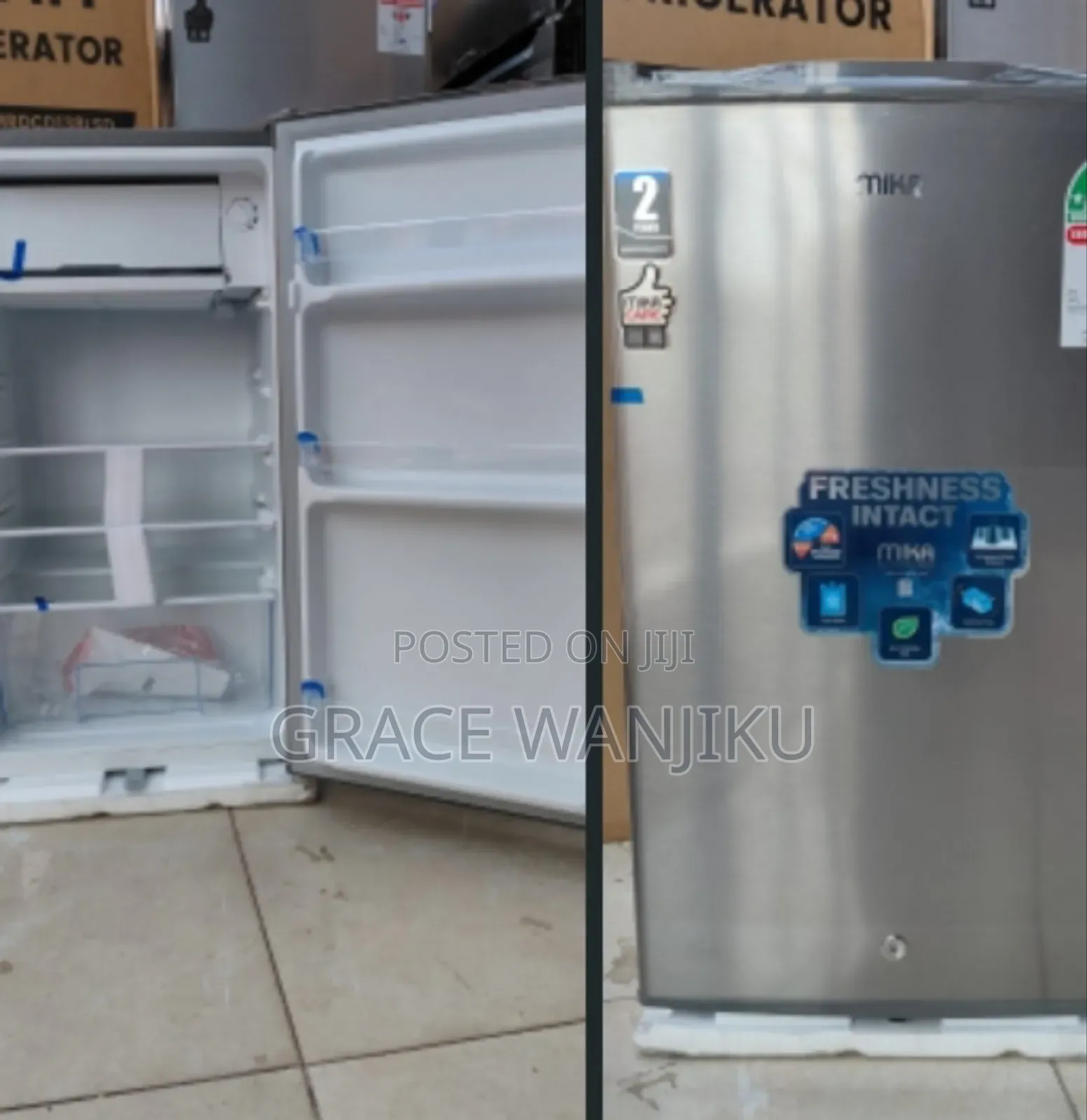 Mika 92litres Single Door
