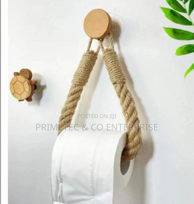 Artistic Creative Hemp Rope Like Tissue/Hand Towel Holder