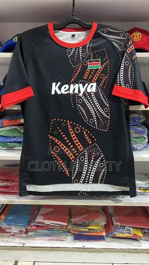 Rugby Kenya Jerseys( Red and Black)