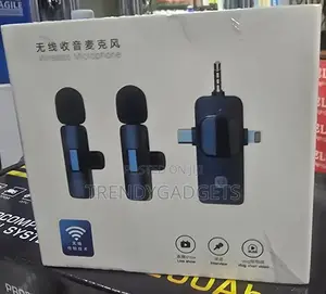3-in-1 Dual Wireless Mics – Type-C, iPhone Aux Ready