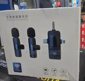 3-in-1 Dual Wireless Mics – Type-C, iPhone Aux Ready