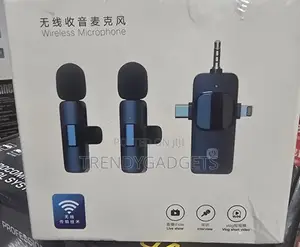 Clip-on Wireless Mics – Dual Set With Multi-Port Plug