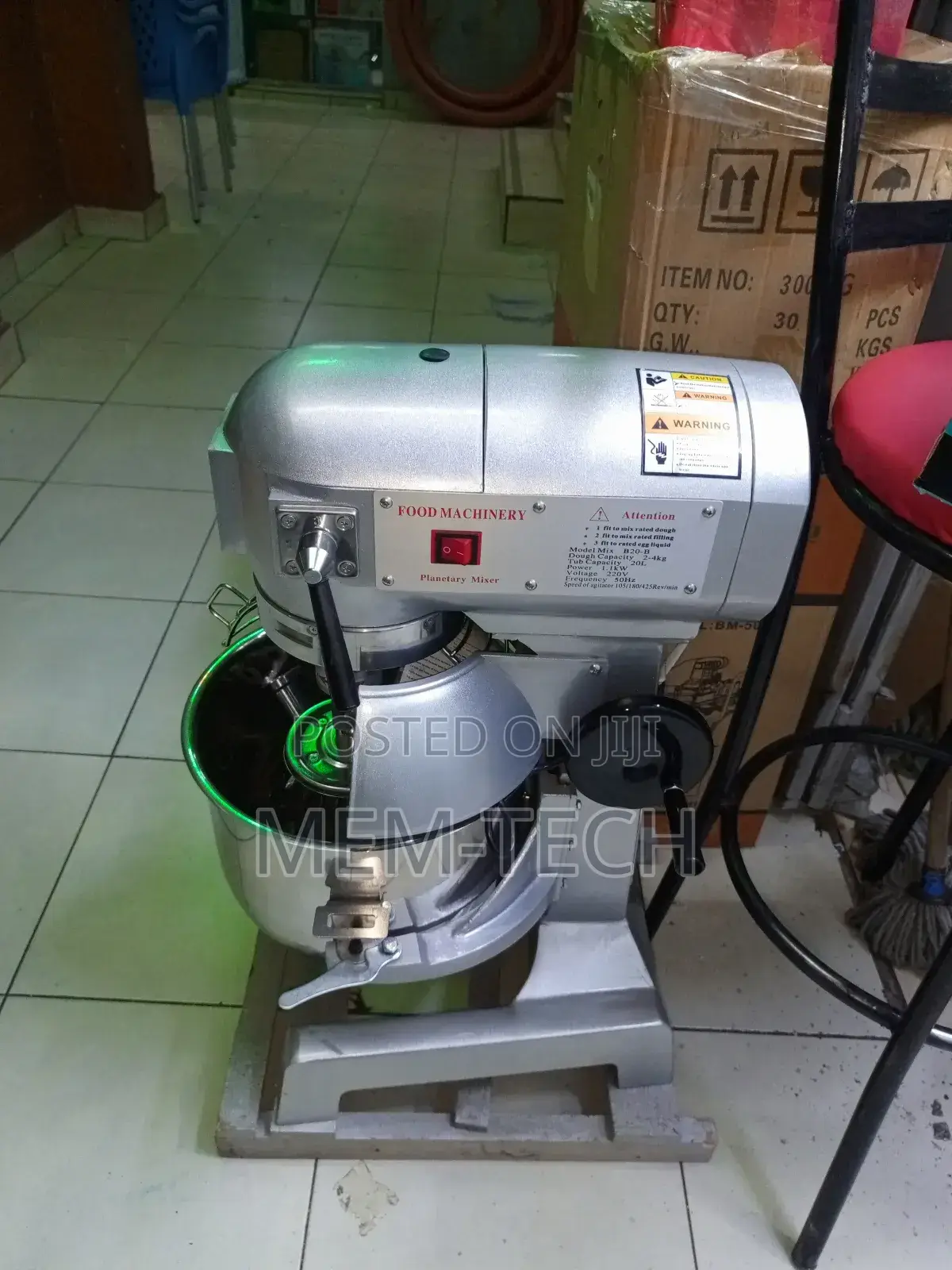 Electric Dough Mixer 20litres/Dough Mixer 20ltrs
