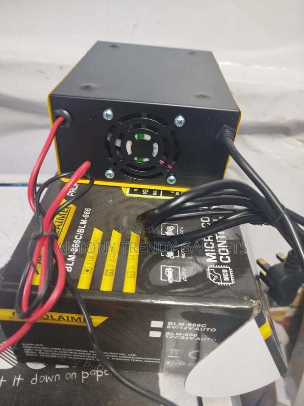 Bolaimei 12v/24v Fast Charger – Car & Atv Battery Use