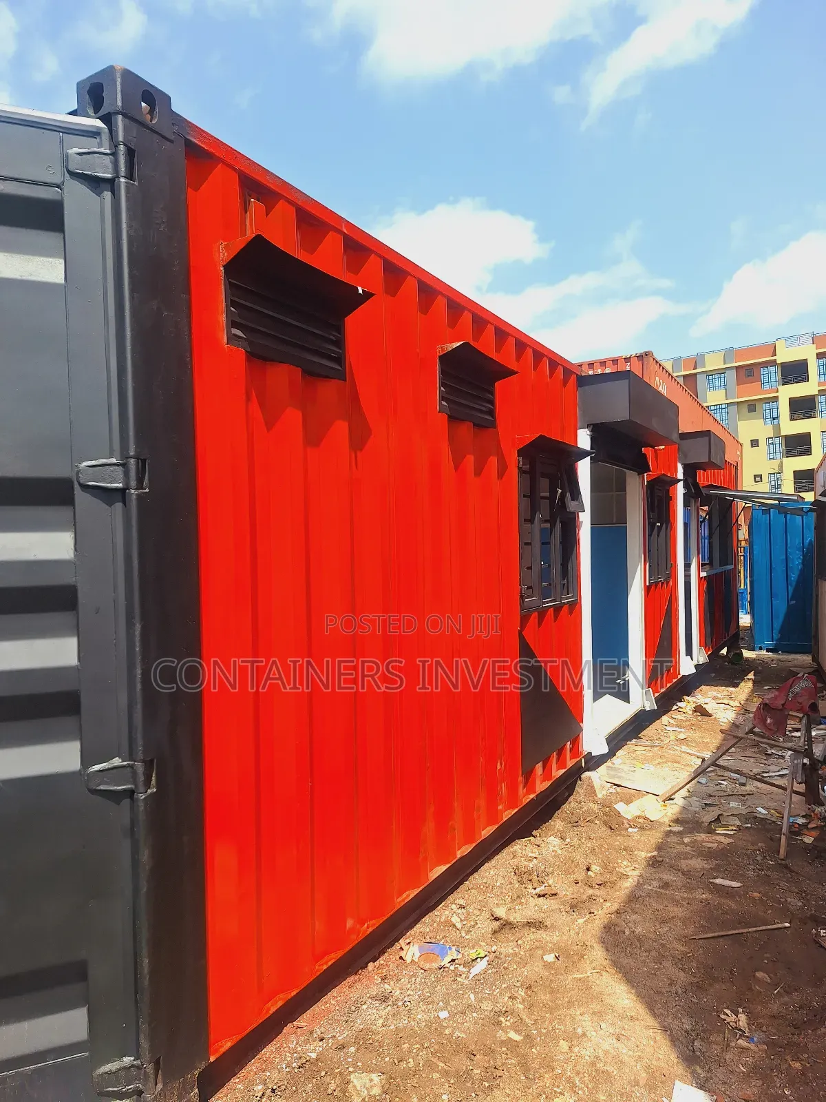 Converted 40ft Container Kitchen and Salon Business Unit.