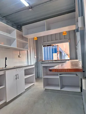 Converted 40ft Container Kitchen and Salon Business Unit.