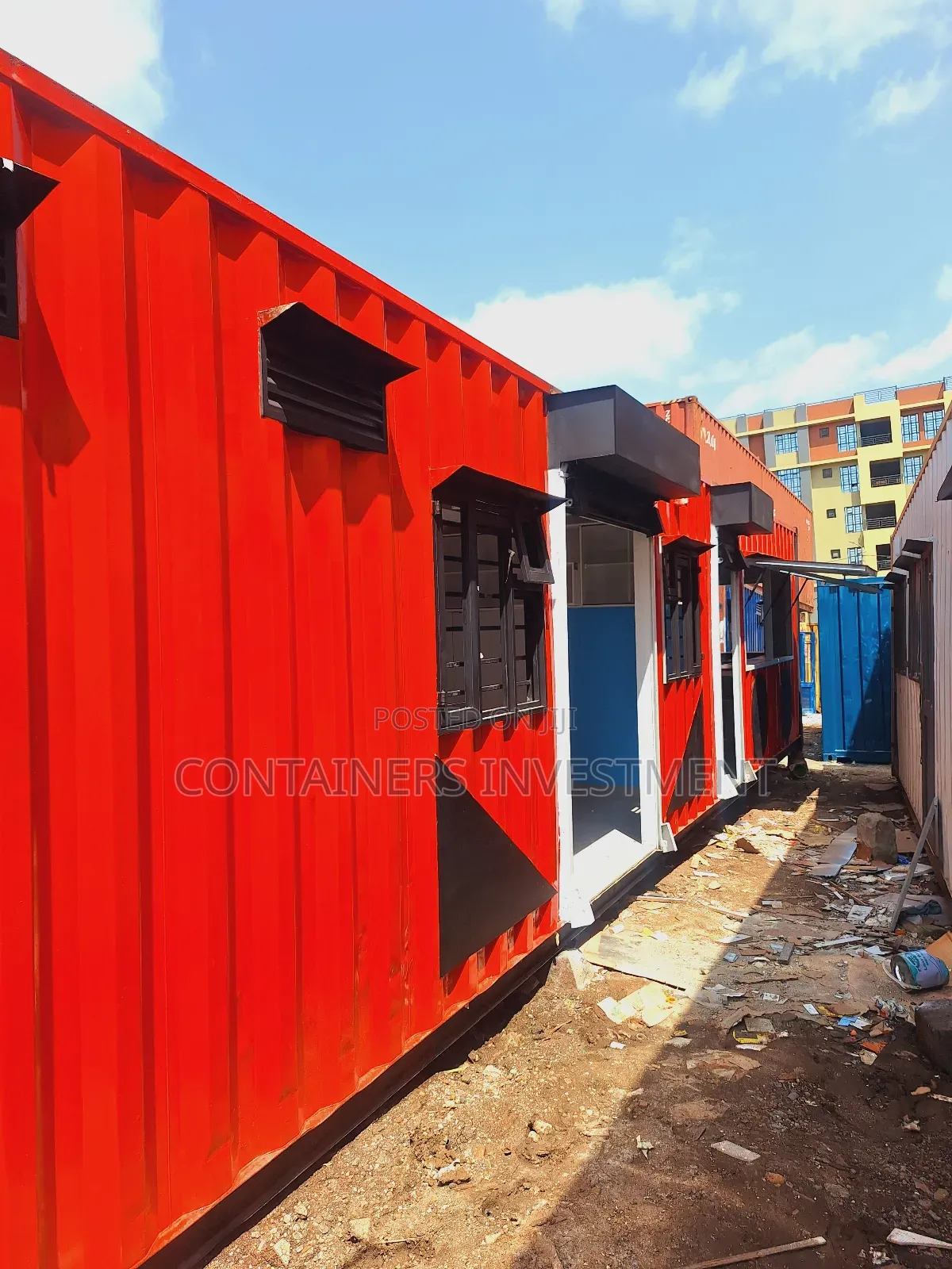 Commercial Kitchen and Barbershop in 40ft Steel Container