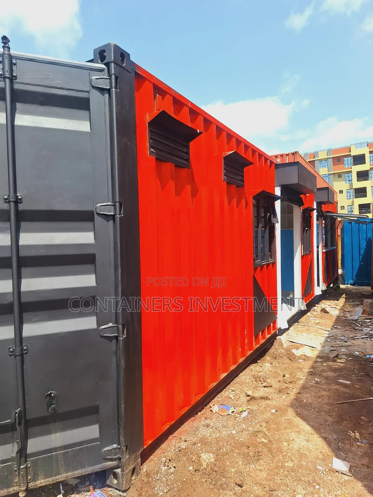 Commercial Kitchen and Barbershop in 40ft Steel Container