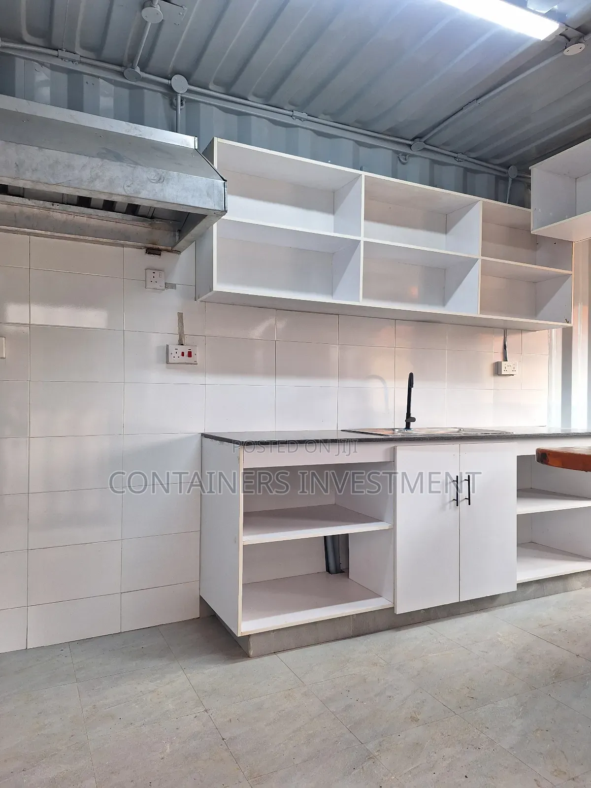 Commercial Kitchen and Barbershop in 40ft Steel Container