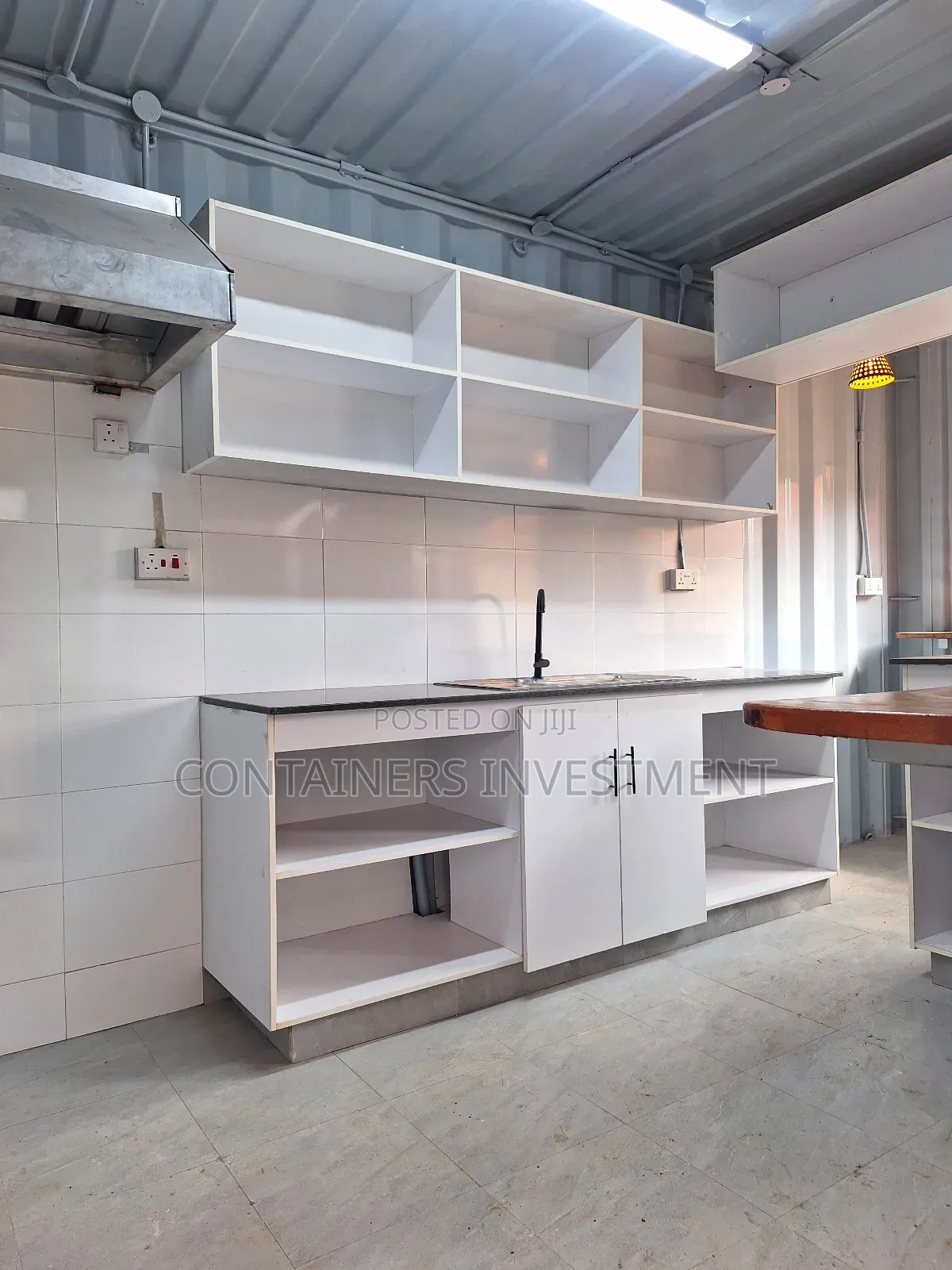 Commercial Kitchen and Barbershop in 40ft Steel Container