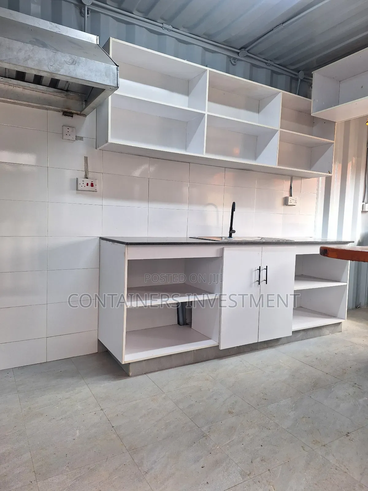 Commercial Kitchen and Barbershop in 40ft Steel Container