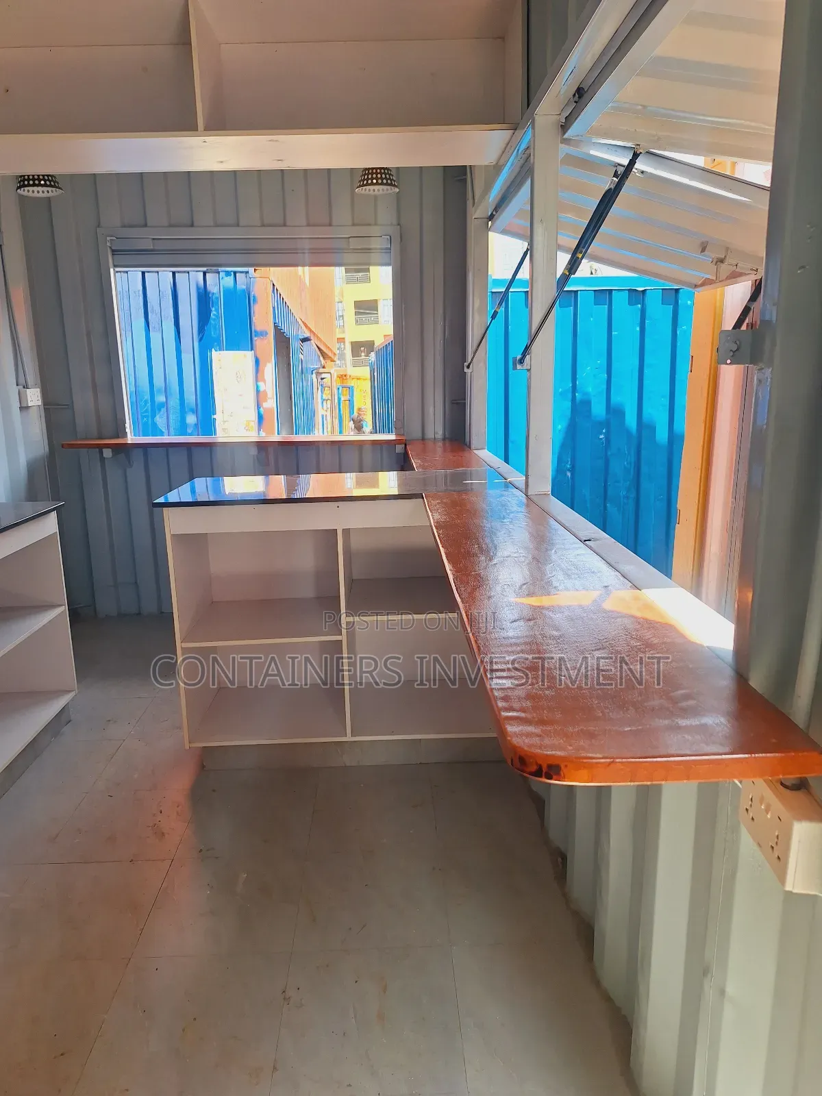 Custom 40ft Container With Kitchen + Barbershop