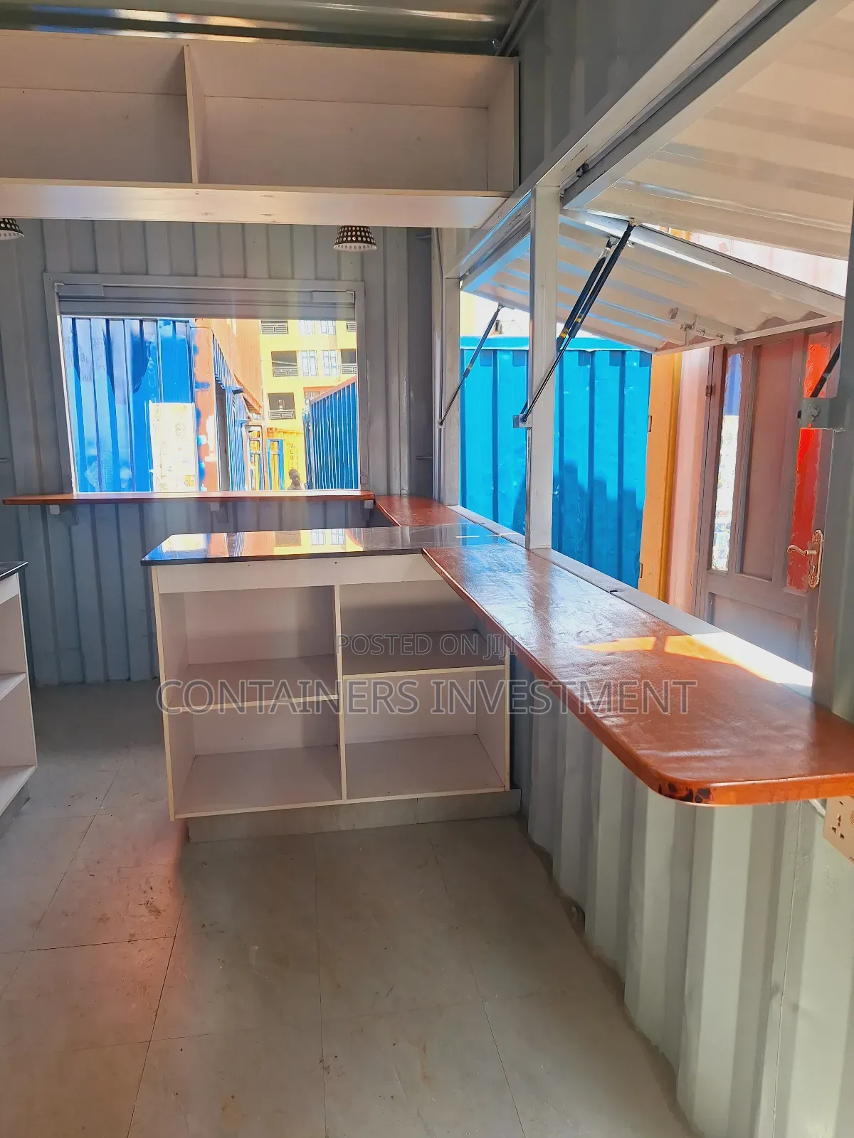 Custom 40ft Container With Kitchen + Barbershop