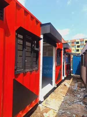 All in One Kitchen Barbershop in 40ft Fabricated Container