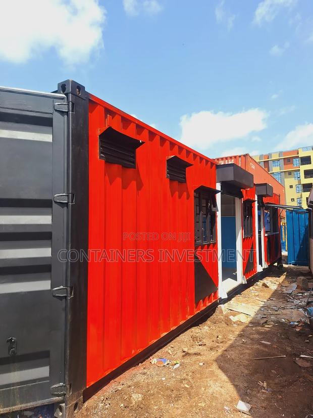 Modern Kitchen Plus Barbershop Built in a 40ft Container. - thumbnail 2