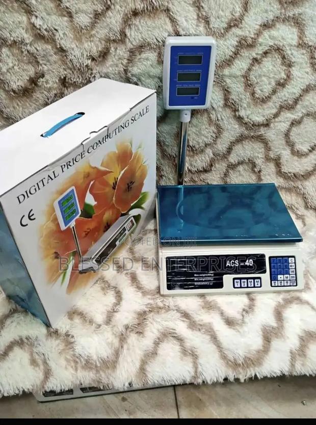 Digital Weighing Scale With Arm/Price Computing Scale - main view