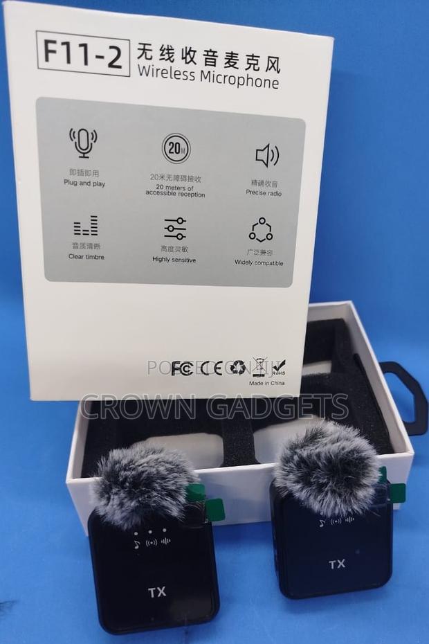 F11-2 Creator Mic Set – 2 Lavalier Mics for Any Device - main view