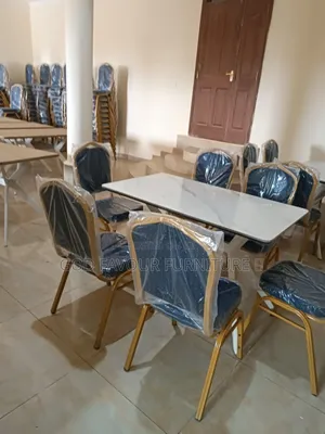 Quality Modern Dining Table/Hotel Table With 6 Chairs Jfe3