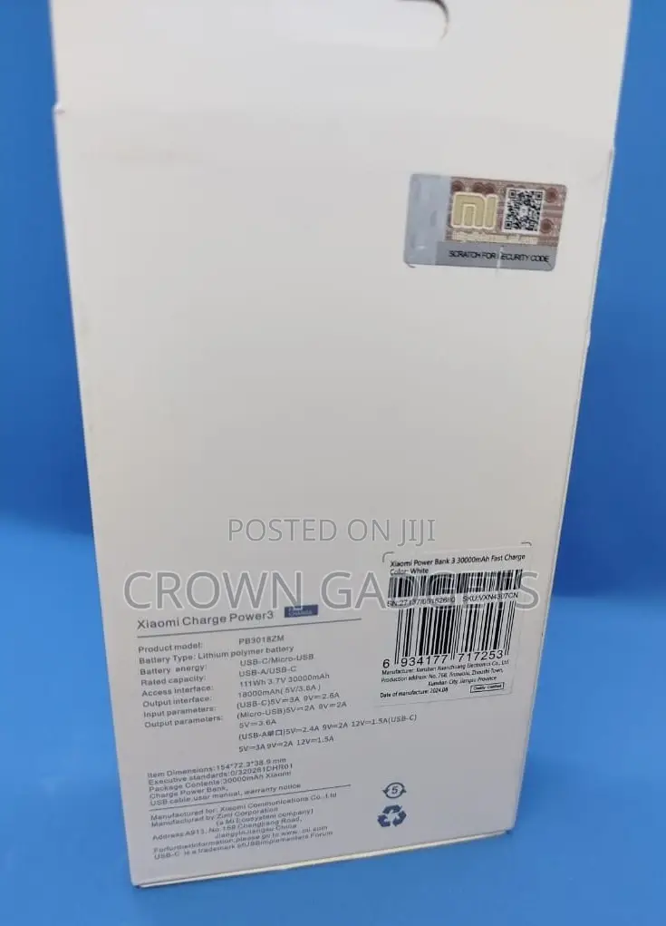 Mi 30,000mah Power Bank – Super Fast Charging