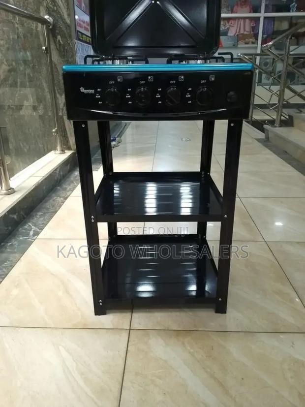 Black 4 Full Gas Cooker - Ramtons