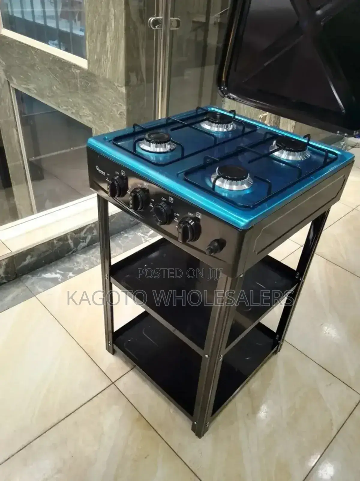 Ramtons Full Gas Cooker With Strong Shelves