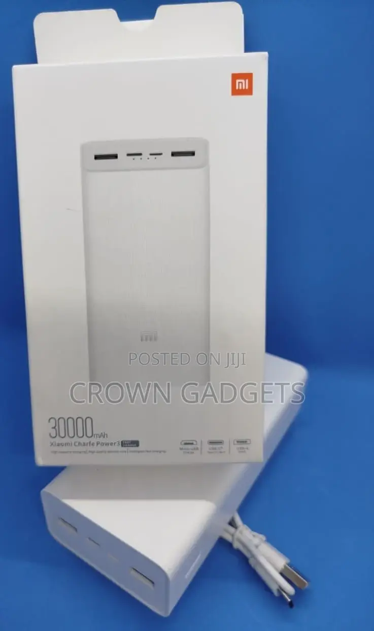 Xiaomi Power Bank 30,000mah – Usb-C Fast Charger