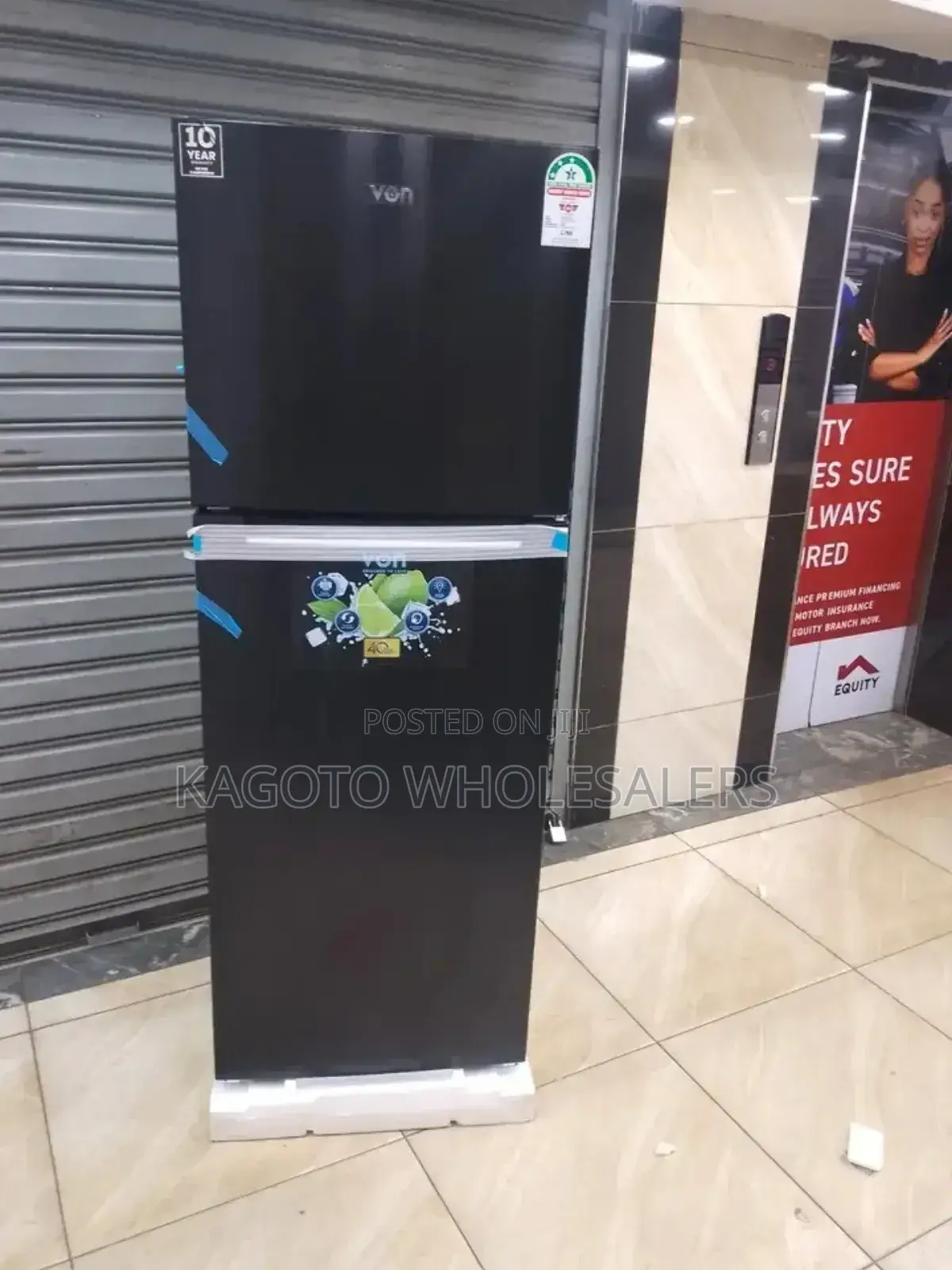 Von 334 Litres No Frost Fridge