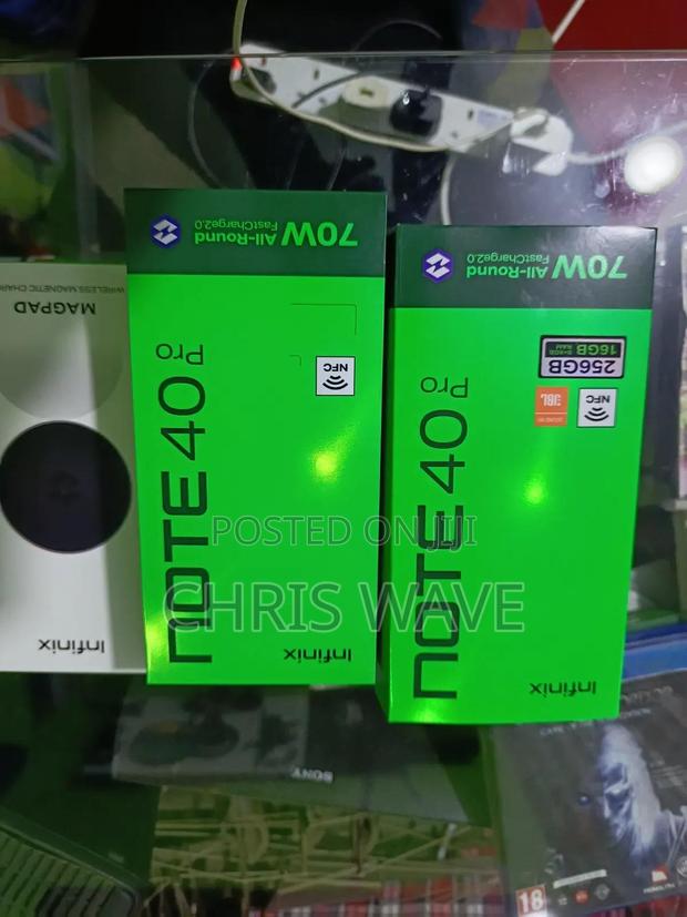 New Infinix Note 40 Pro 256 GB Gold - thumbnail 2