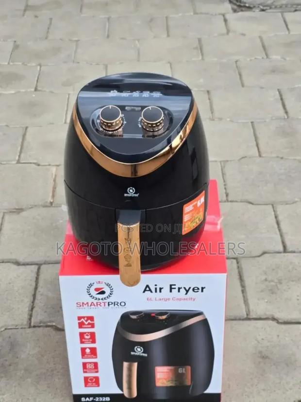 Black Airfryer -Smart Pro - main view