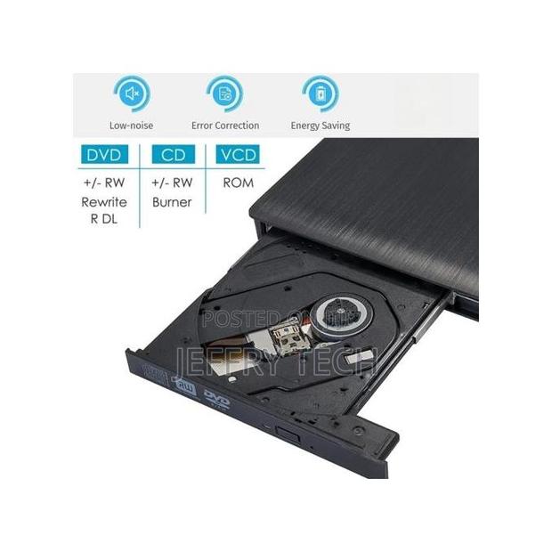 External DVD Cd Player and Burner Usb 3.0 Ultra Slim Portab - thumbnail 2
