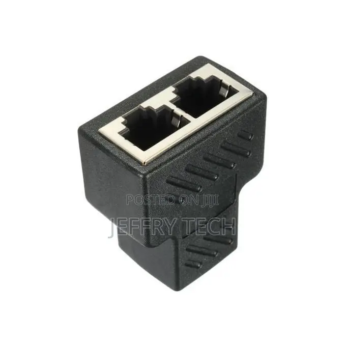 Generix Ethernet Rj45 Adapter Splitter 2 Port Rj45 Spliter R
