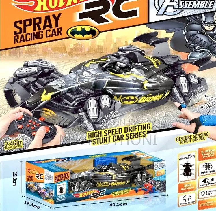 Fun Batman Smoke Emitting Rc F1 Car –