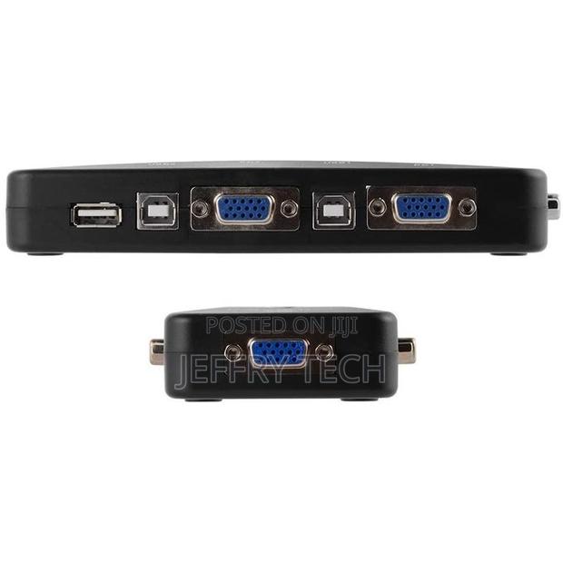 4 Port KVM Switch Box Vga Switch (Monitor/Keyboard/Mouse Con - thumbnail 4