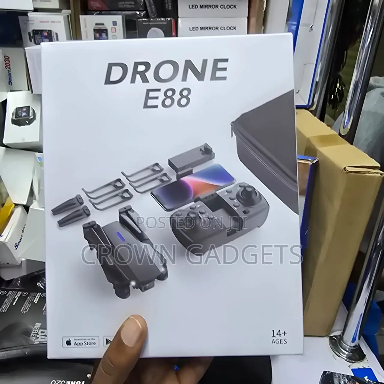 E88 Pro Wi-Fi Drone – Foldable Dual Camera Quadcopter