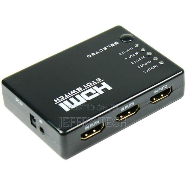 Hdmi Switch 5 to 1 , 5 Port Hdmi Switch Selector Hub With Re
