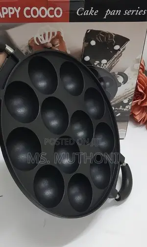 Happy Cook 12holes Non Stick Round Vitumbua Pan