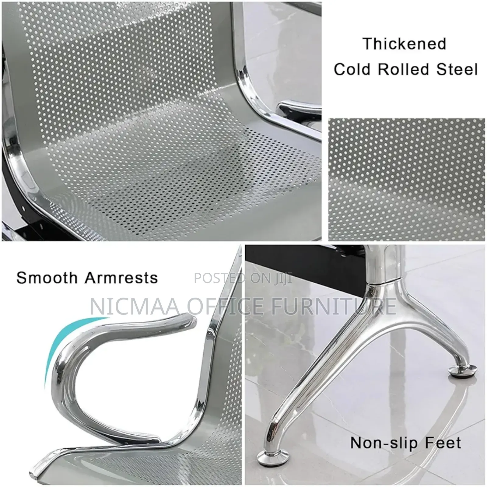 2-Seater Steelcomfort Reception Bench