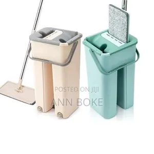 Back in Stock 
 *Vertex Flat Mop in Beige and Blue