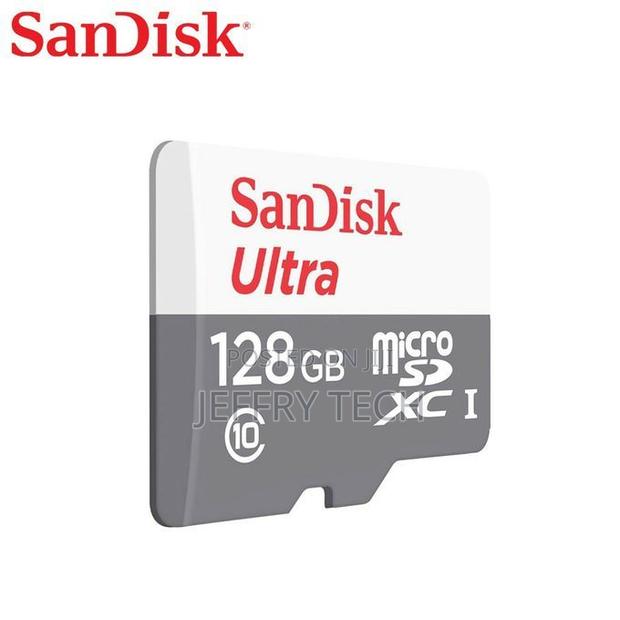 Sandisk Micro SDHC Memory Card 128gb Speed ​​100 Mb/S, Clas - thumbnail 2