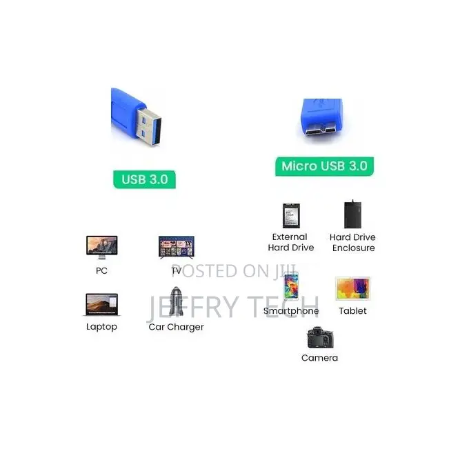 Usb 3.0 Cable, Type a to Micro Usb Type B