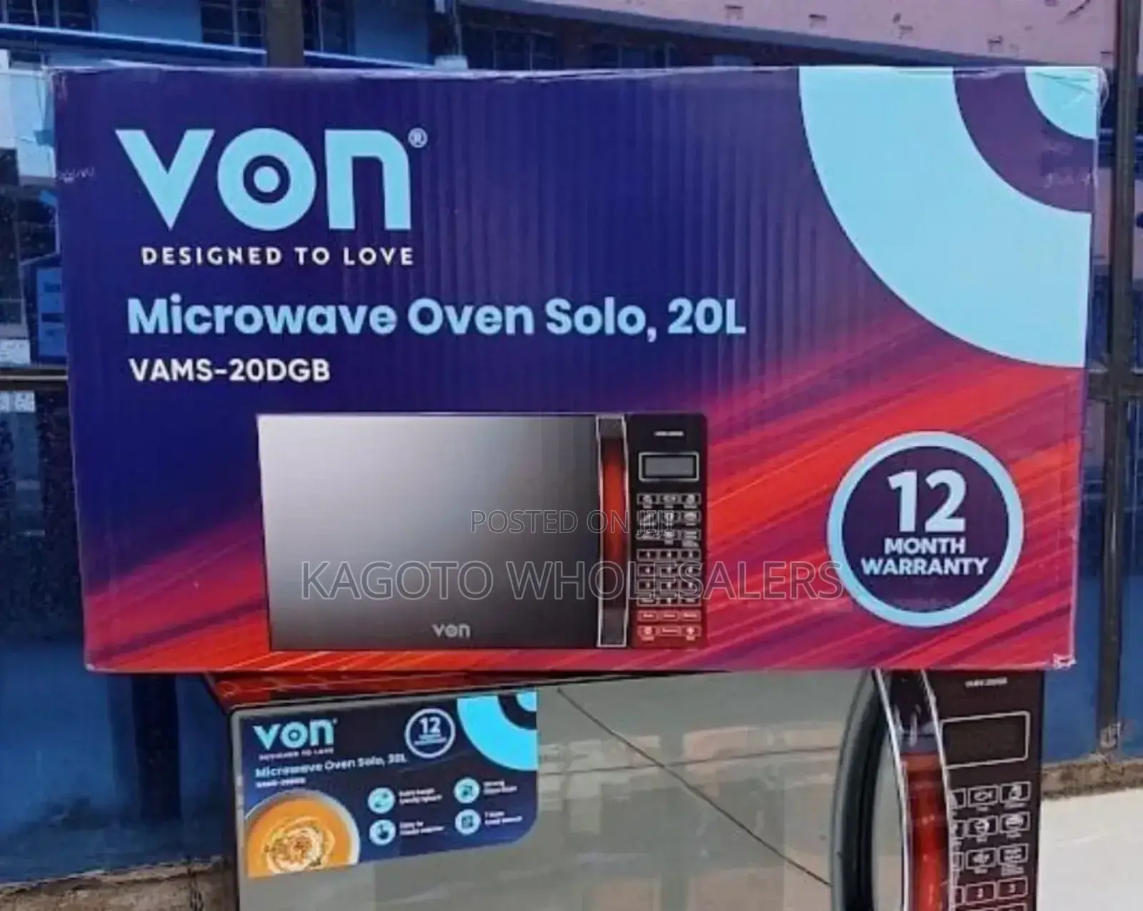 Black Von Microwave Digital