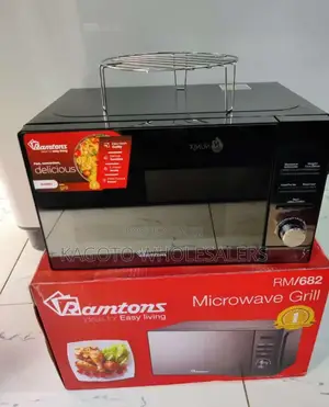 *Ramtons 20litres Digital Microwave Rm 458 (Silver Glass)