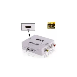 Mini Hd Video Converter Adapter Hdmi to Av 1080p