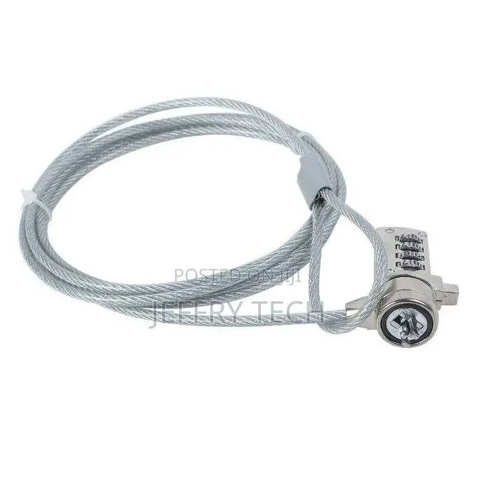 Laptop Security Cable With Combination Code Lock