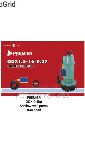 Premier 1" 0.5hp Shallow Water Pump (16m Head)